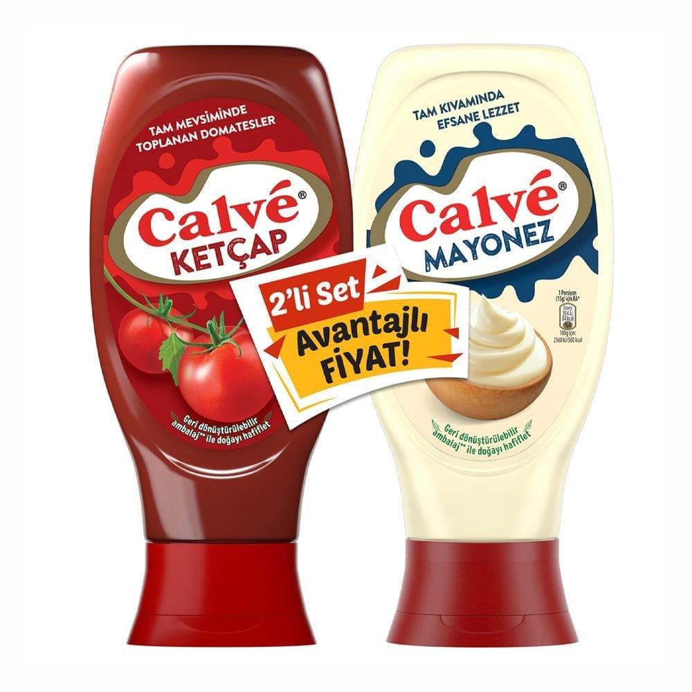 CALVE KETÇAP 400 GR+MAYONEZ 350 GR TATLI