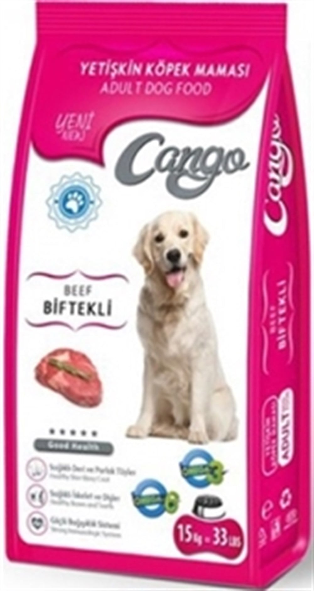 CANGO YET.KÖPEK MAMASI 1000 GR KUZU-PİRİNÇ