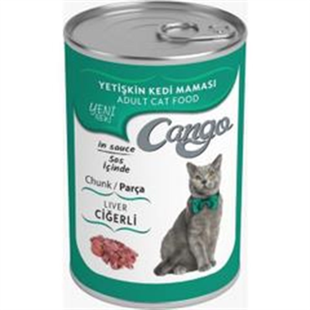 CANGO YET.KEDİ MAMASI 415 GR KUZU CİĞERLİ