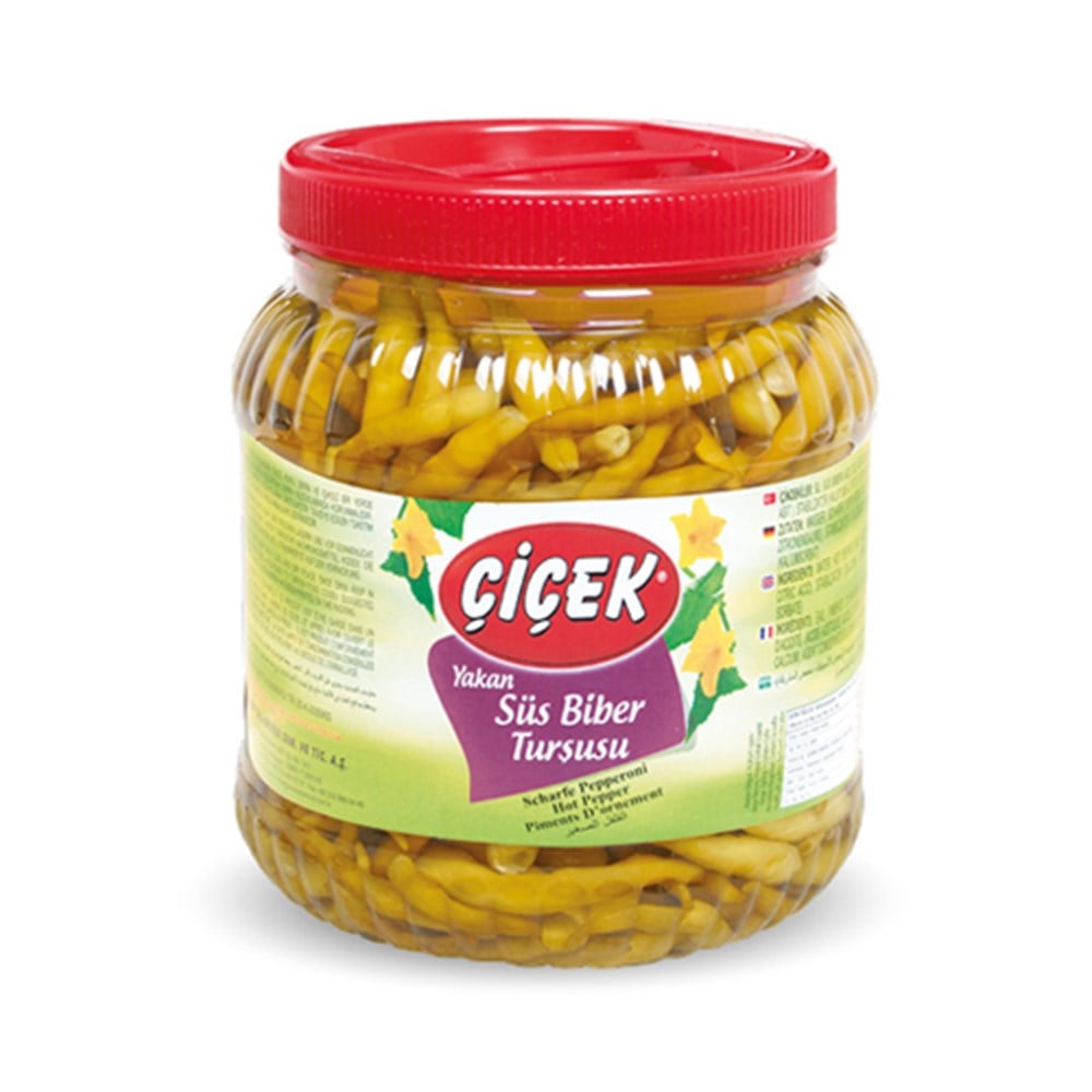 ÇİÇEK YAKAN BİBER TURŞUSU 1350 GR