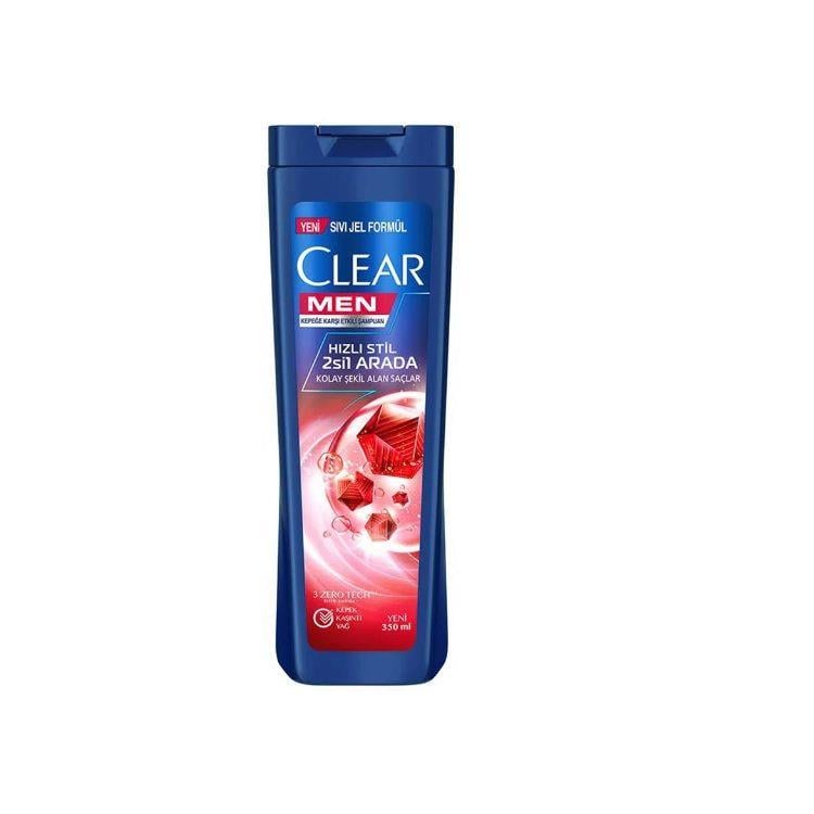 CLEAR ERK ŞAMP.350 ML HIZLI STİL 2-1