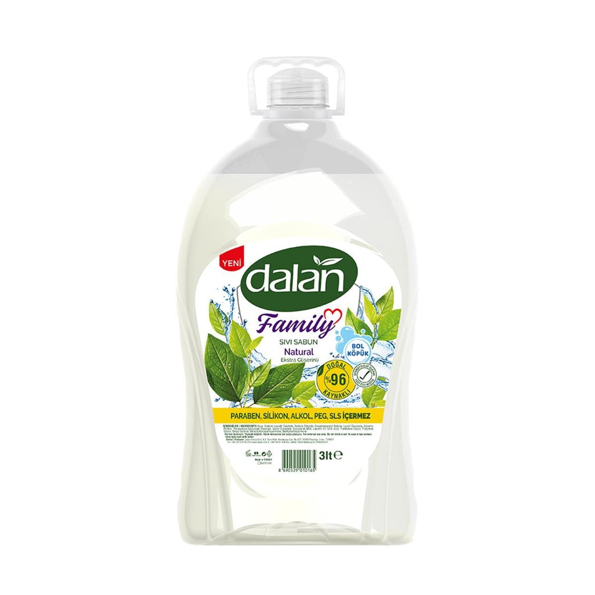 DALAN SIVI SABUN 3 LT NATURAL