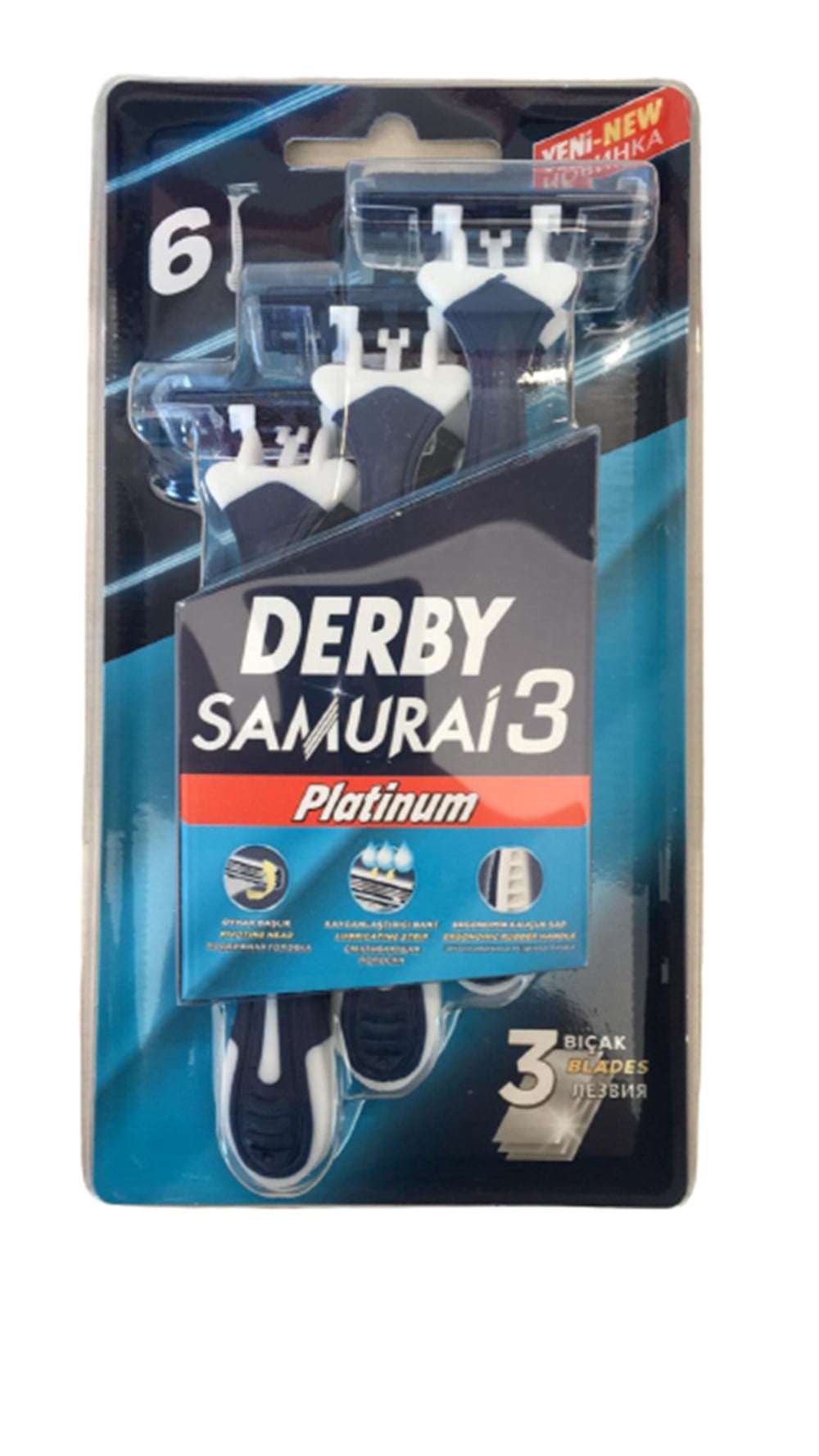 DERBY SAMURAİ 3 PLATINUM BLISTER 6 LI