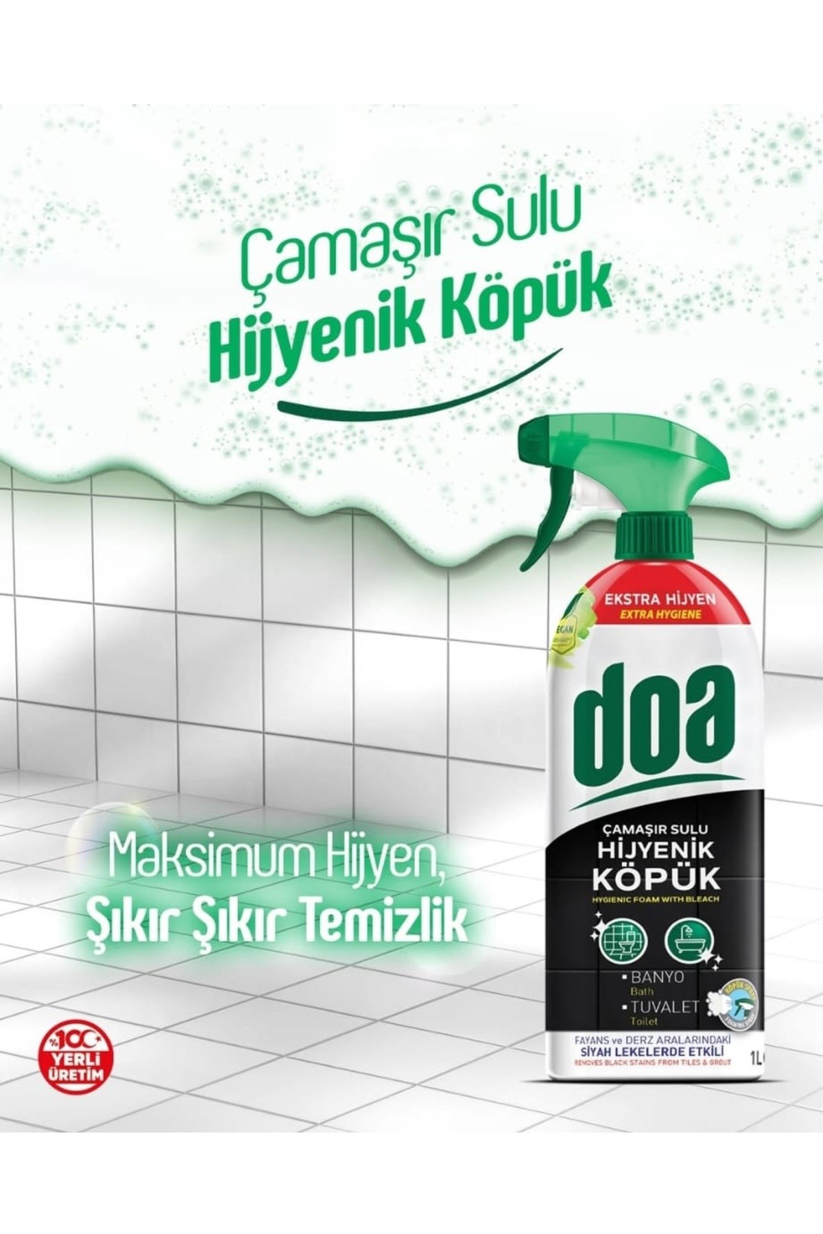 DOA HİJYENİK KÖPÜK ÇAMAŞIR SULU 1LT