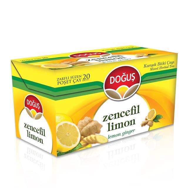 DOĞUŞ BİTKİÇAY ZENCEFİL-LİMON 20X2 GR 
