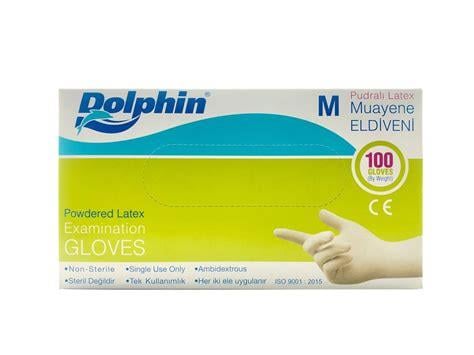 DOLPHİN PUDRALI ELDİVEN M 100 LÜ