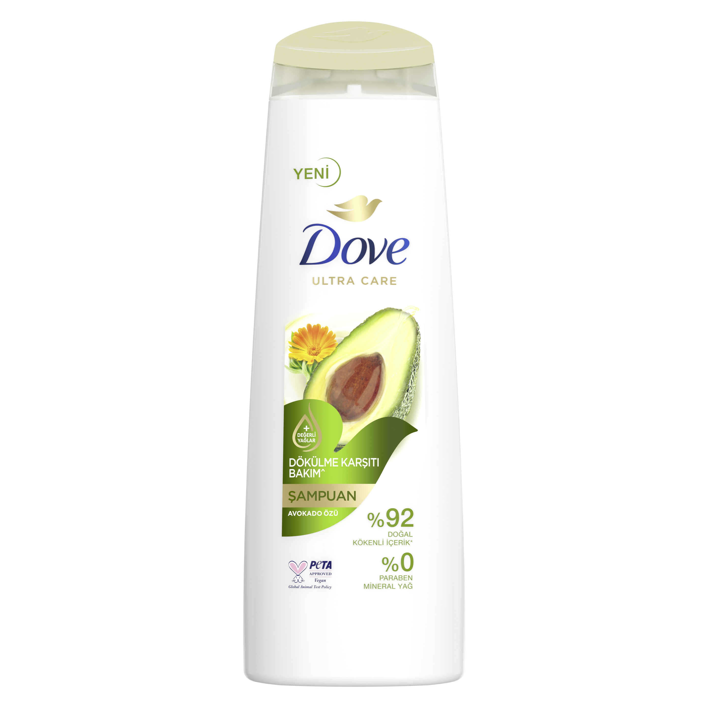 DOVE ŞAMP.400 ML AVOKADO 