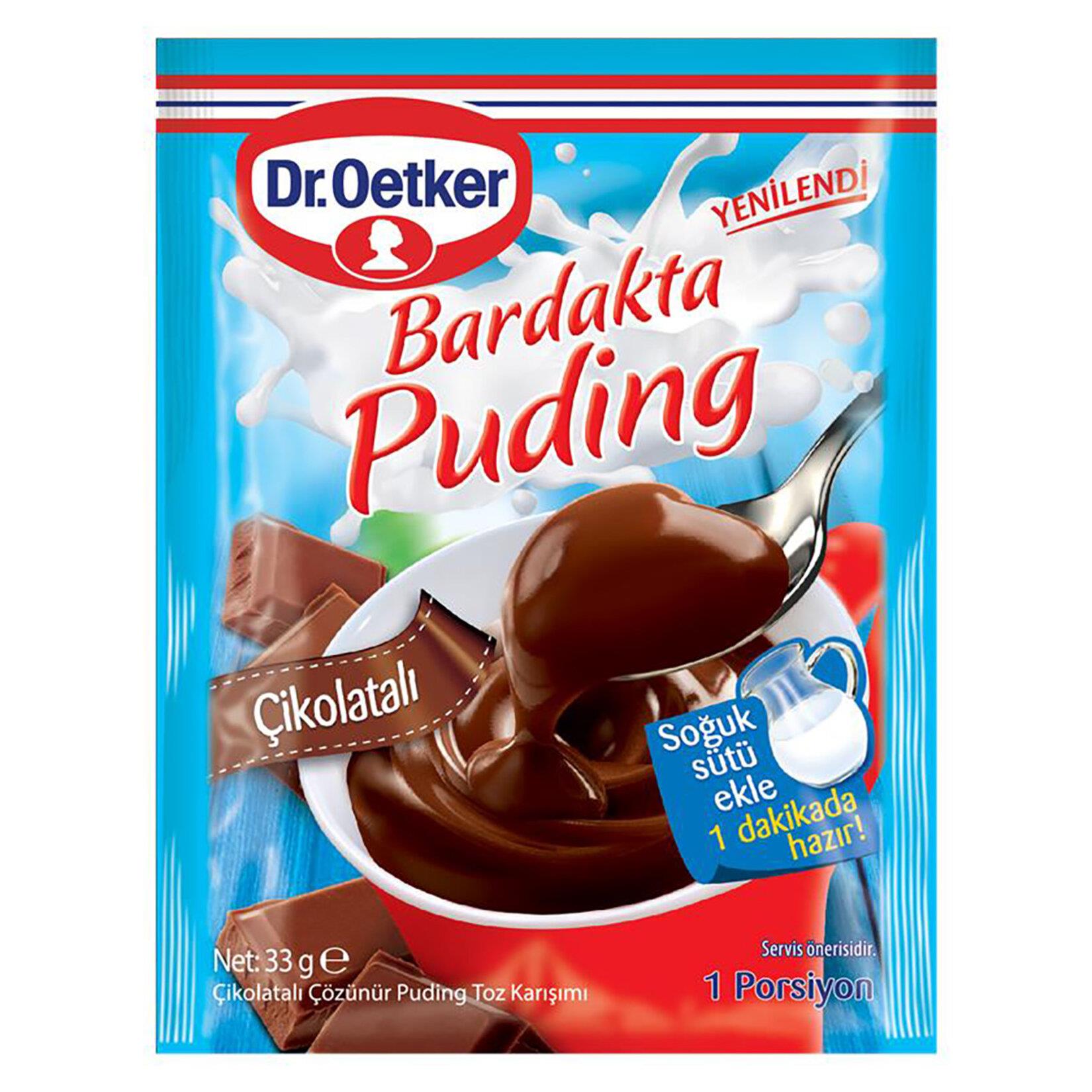 DR OETKER BARDAK PUDİNG ÇİK. 33 GR