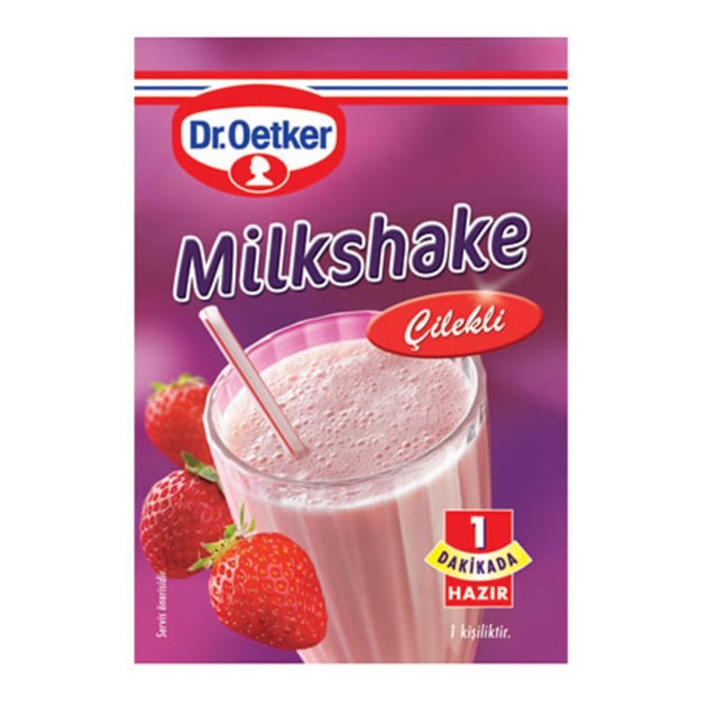 DR OETKER MİLKSHAKE ÇİLEKLİ 26 GR
