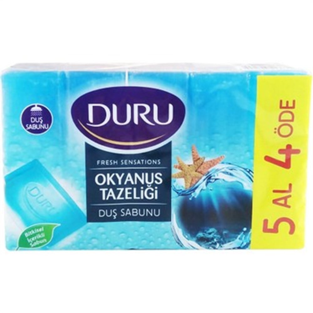 DURU FRESH DUŞ SABUNU OKYANUS 5X150GR