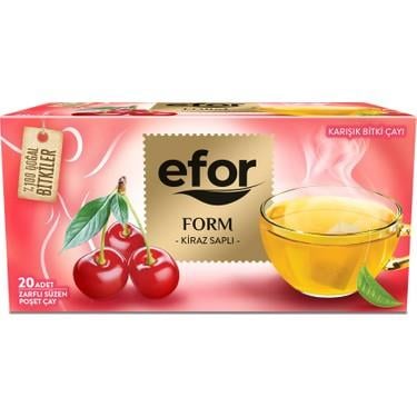 EFOR KİRAZ SAPLI KARŞ.BİTKİ ÇAYI 20X2 40 GR