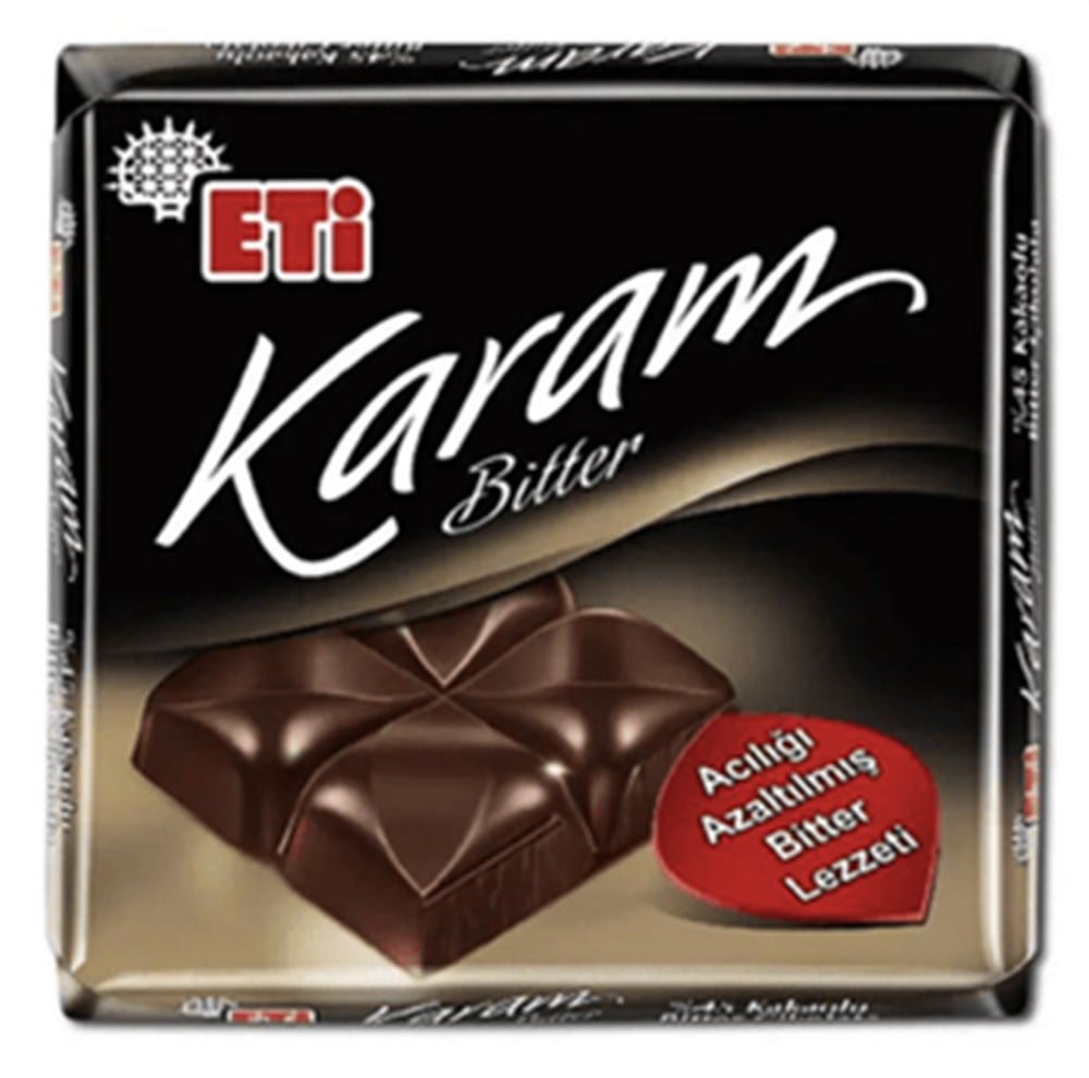 ETİ KARE KARAM %45 BİTTER 60 GR