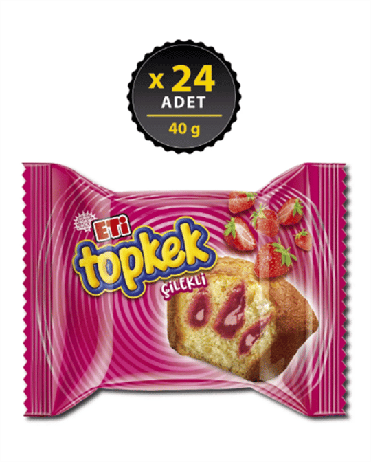 ETİ TOPKEK 40 GR ÇİLEKLİ 