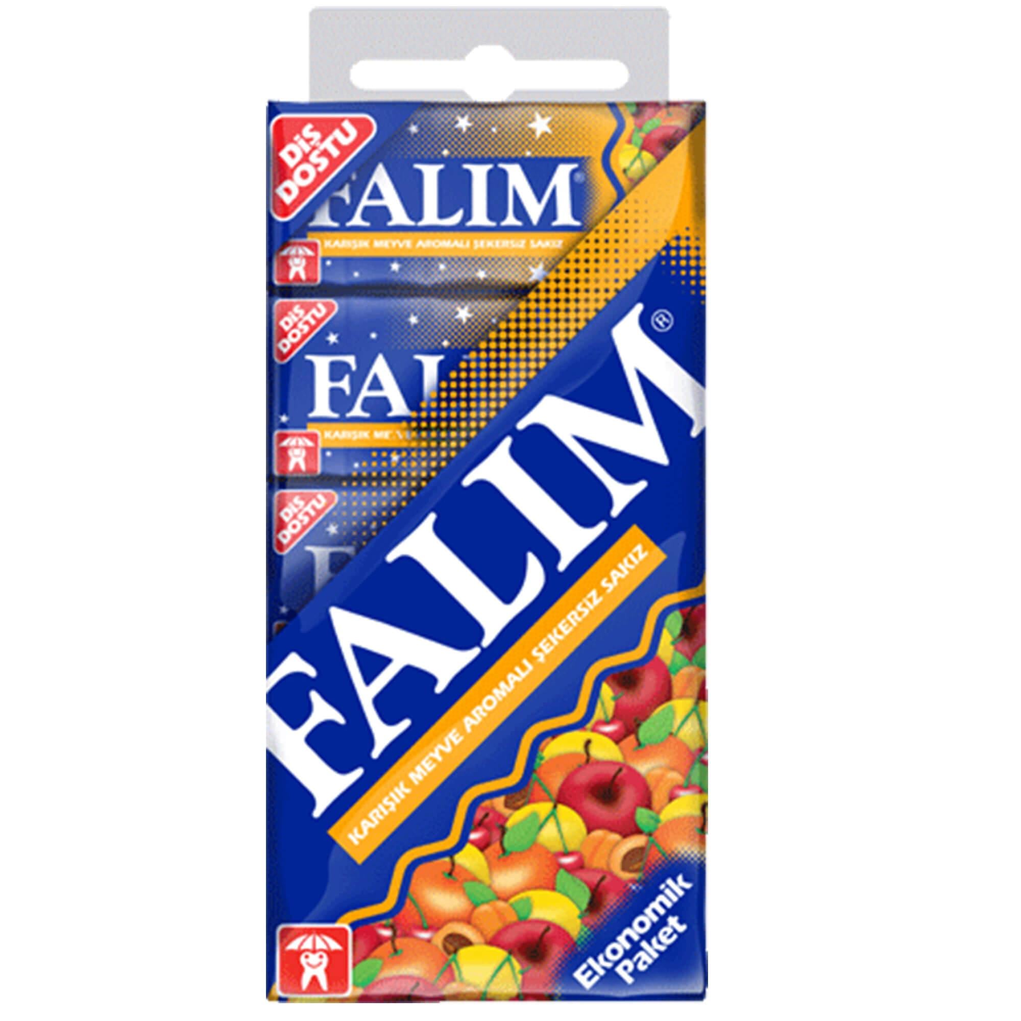 FALIM 5 Lİ KARIŞIK MEYVE SAKIZ 5X7 GR