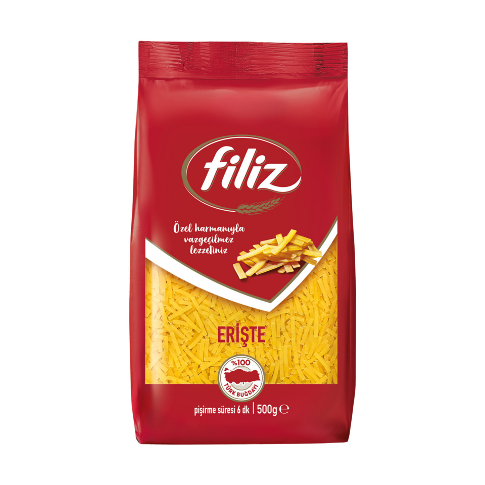 FİLİZ MAKARNA 500 GR ERİŞTE