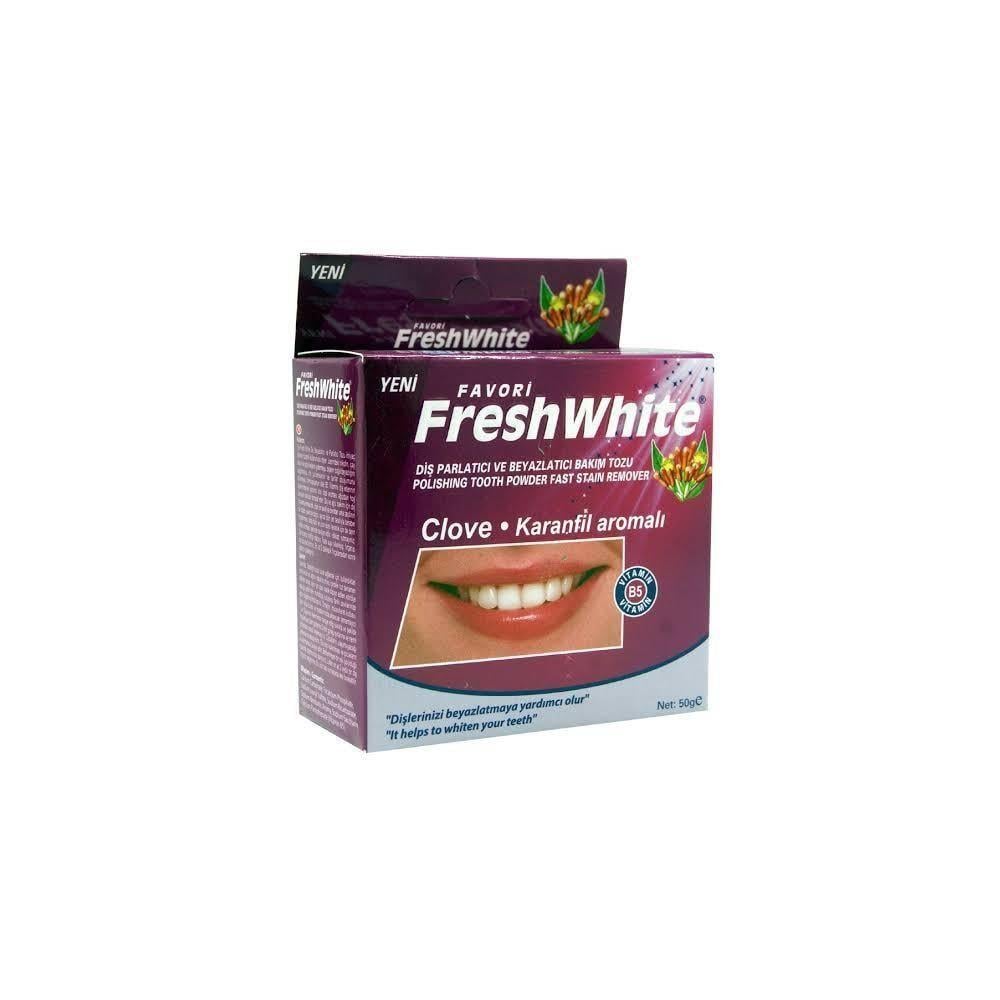 FRESH WHİTE DİŞ TOZU KARANFİL