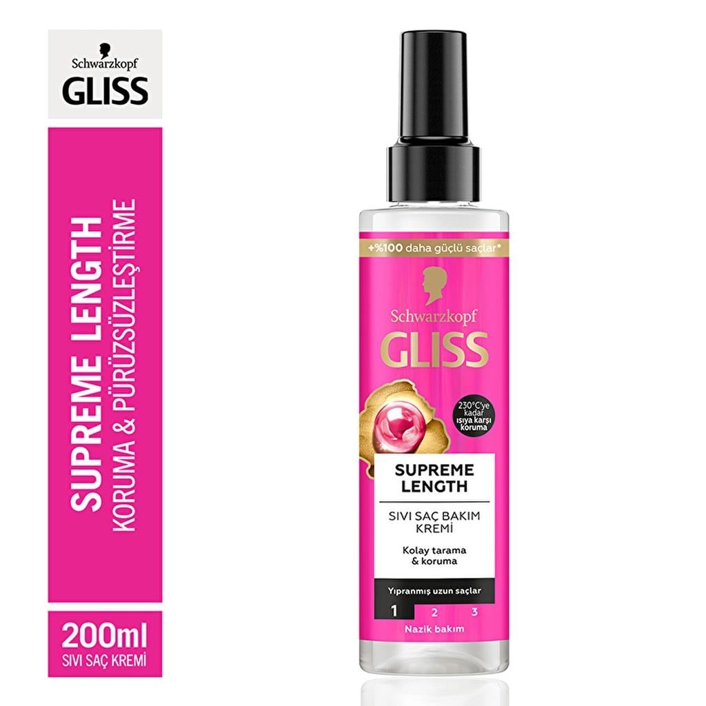 GLISS SIVI SAÇ KREMİ 200 ML SUPREME LENGHT