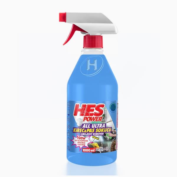 HES POWER ULTRA MAVİ KİREÇ VE PAS SÖKÜCÜ 1000 ML