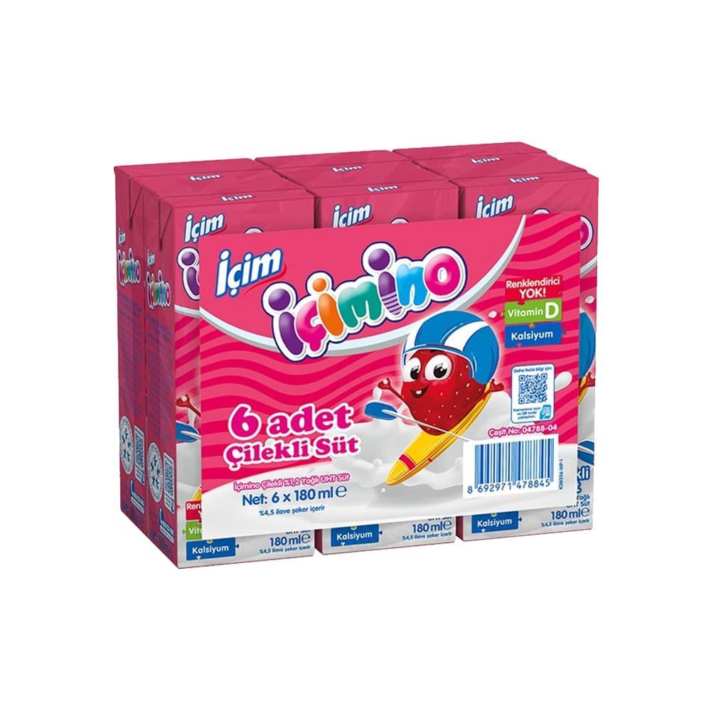 İÇİM SÜT 180 ML ÇİLEKLİ