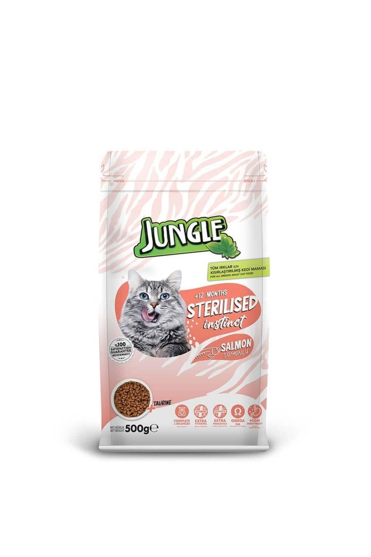 JUNGLE 1.5 KG STERİLESED SOMONLU KISIR KEDİ MAMASI