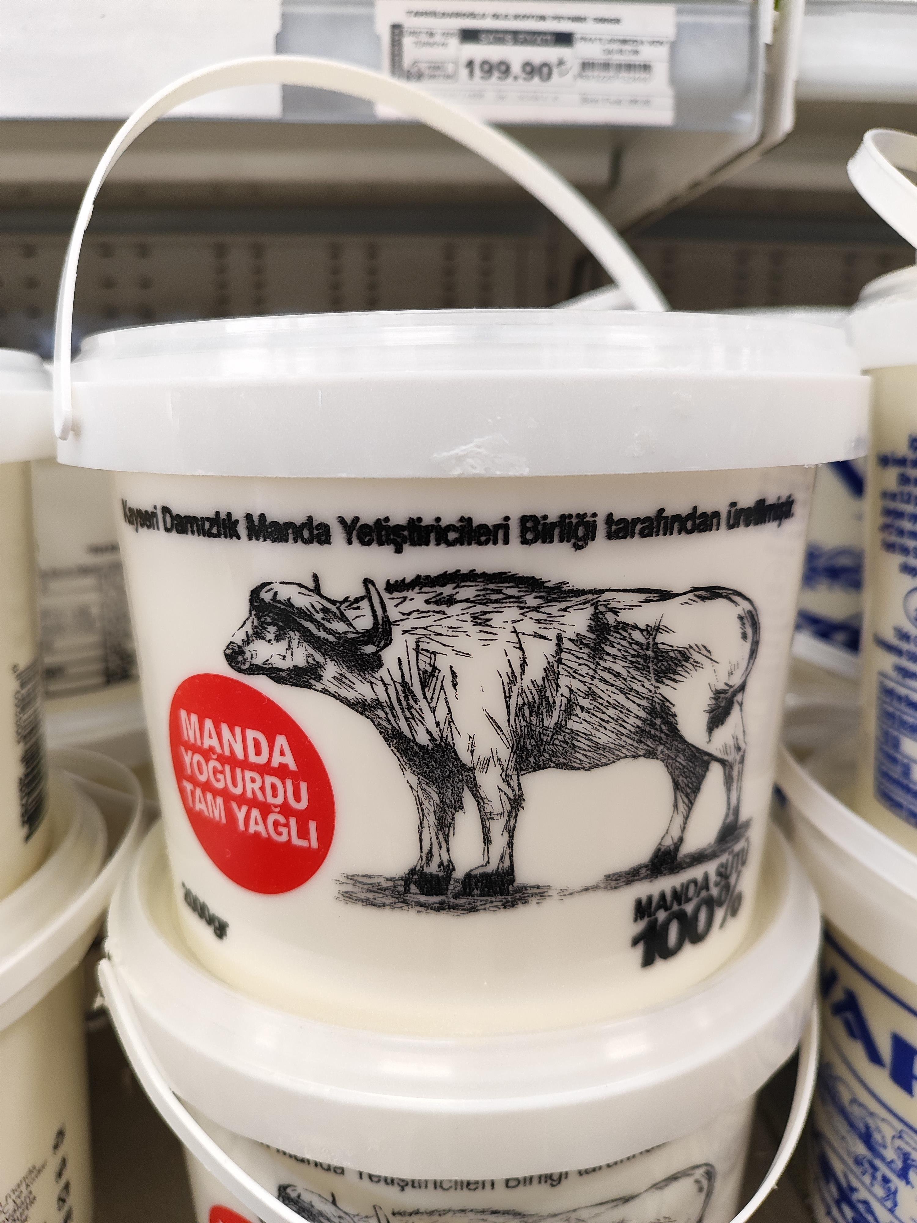 KAYSERİ MANDA YOĞURT 2000GR %100