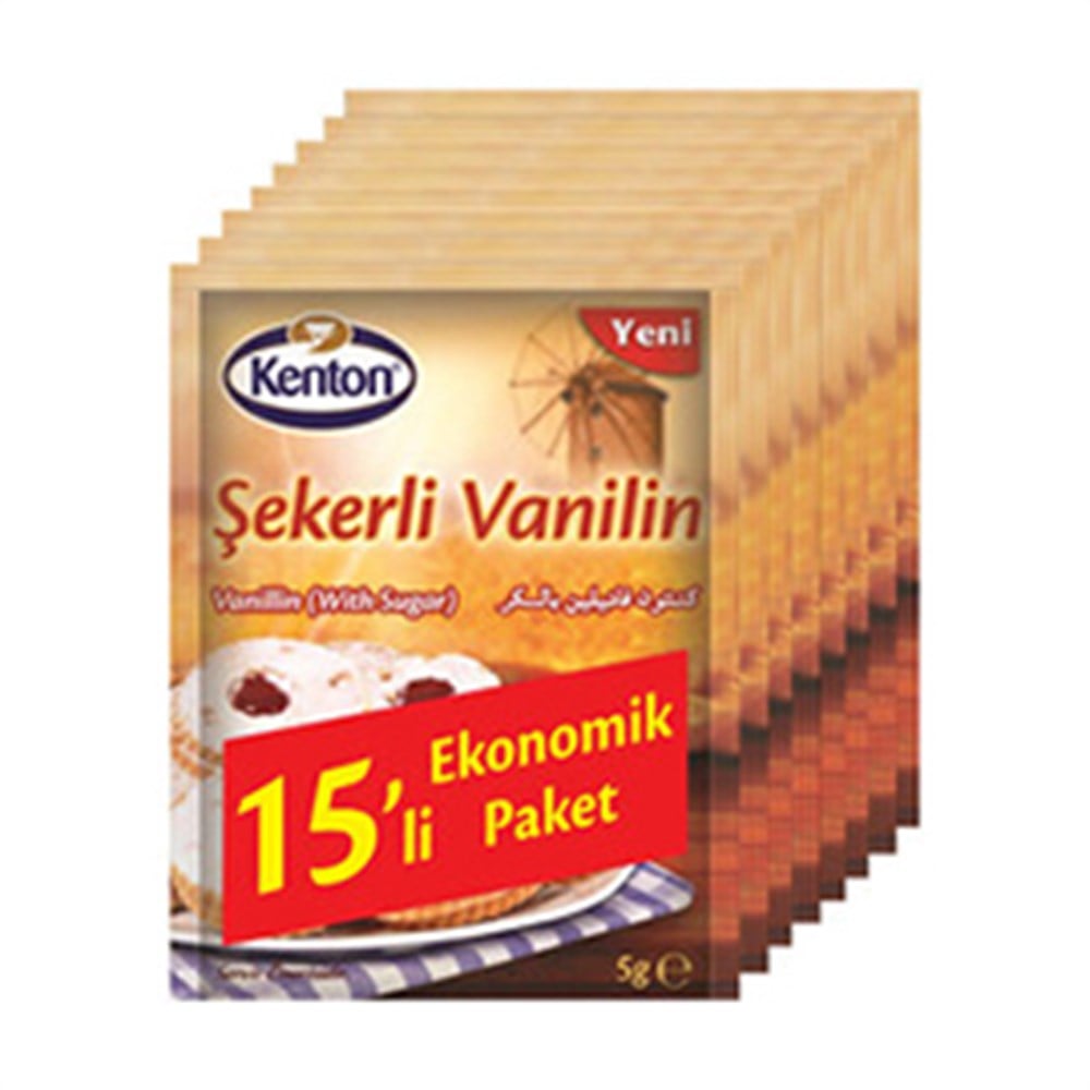 KENTON ŞEKERLİ VANİLİN 10+5