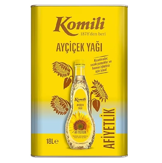 KOMİLİ AYÇİÇEK YAĞI 18 LT