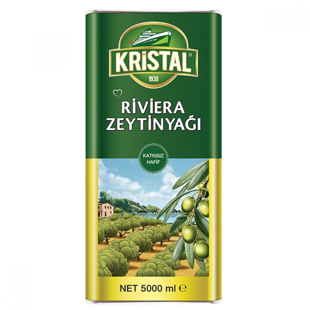 KRİSTAL RİVİERA ZEYTİNYAĞI 5 LT TNK