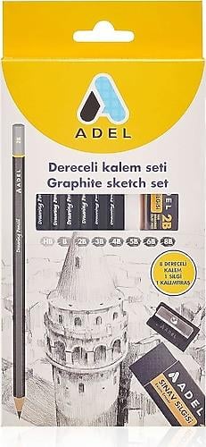 KRT.ADEL DERECELİ KALEM SETİ 8 Lİ 