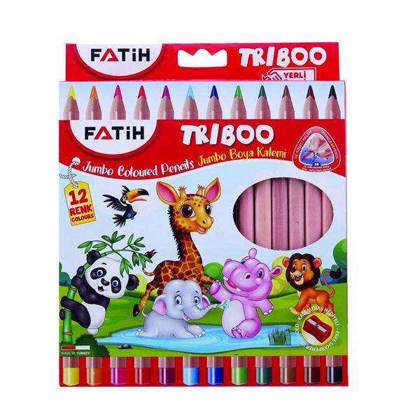 KRT.FATİH TRIBOO 12 RENK JUMBO KURU BOYA 