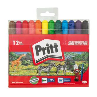 KRT.PRİTT JUMBO KEÇELİ KALEM 12LI 