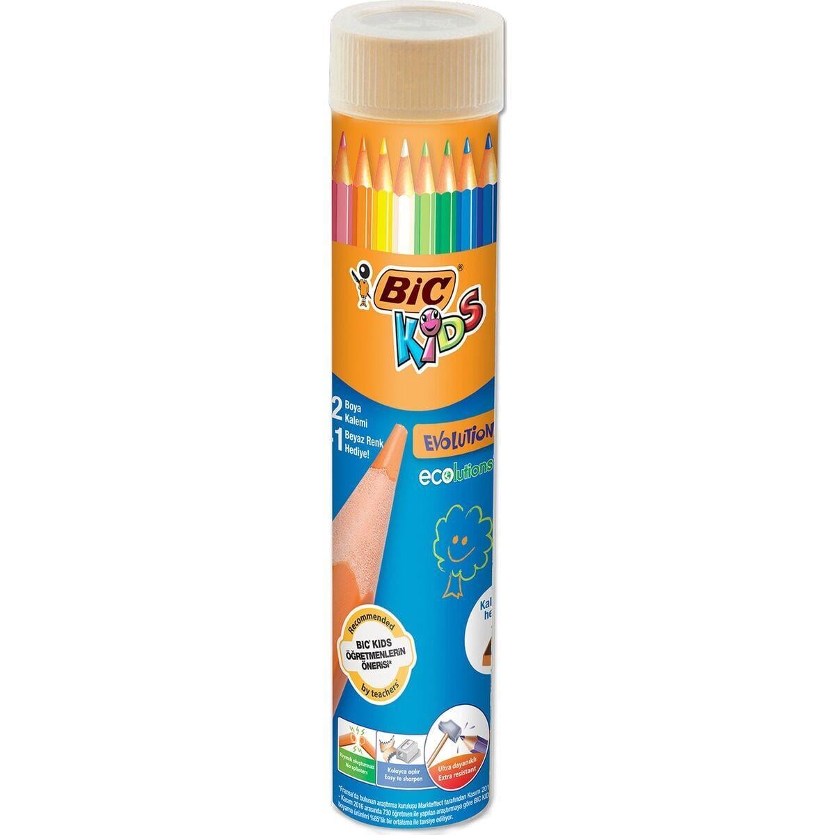 KRT.BİC EVOLUTİON KURU BOYA METAL TÜP 12+1 958191