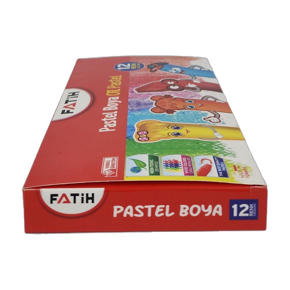 KRT.FATİH PASTEL BOYA 12 RENK KRT.KUTU T44 00750