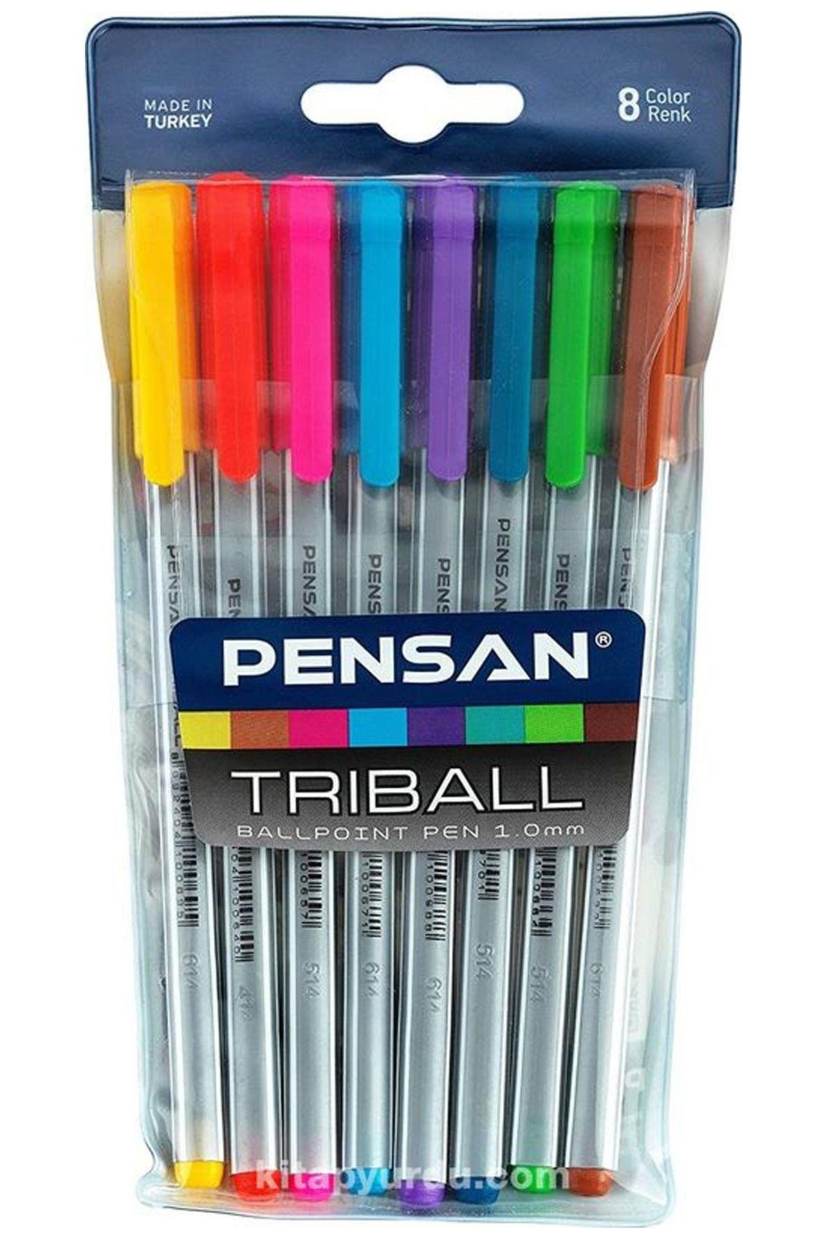 KRT.PENSAN TRIBALL TÜK.KALEM 8 Lİ SET T44 00985