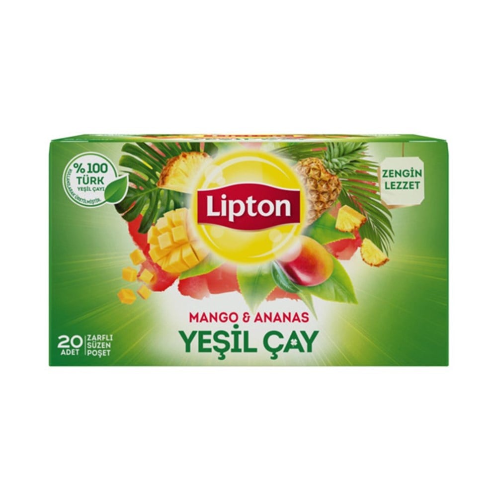 LİPTON YEŞİLÇAY MANGO-ANANAS 30GR