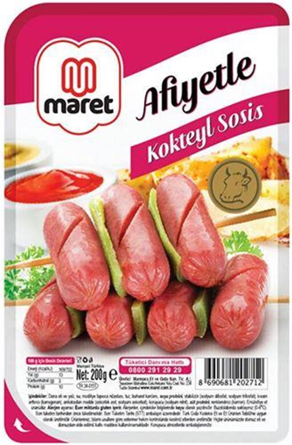 MARET DANA KOKTEYL SOSİS 200 GR