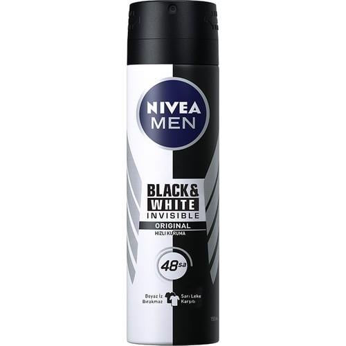 NİVEA DEO ERKEK 150 ML BLACK WHITE POWER