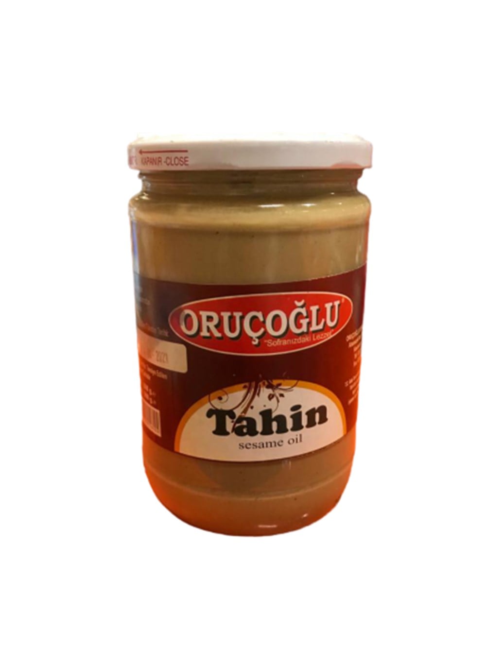 ORUÇOĞLU TAHİN 600 GR CAM