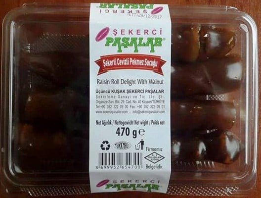 PAŞALAR CEVİZLİ PEKMEZ SUCUĞU 470 GR