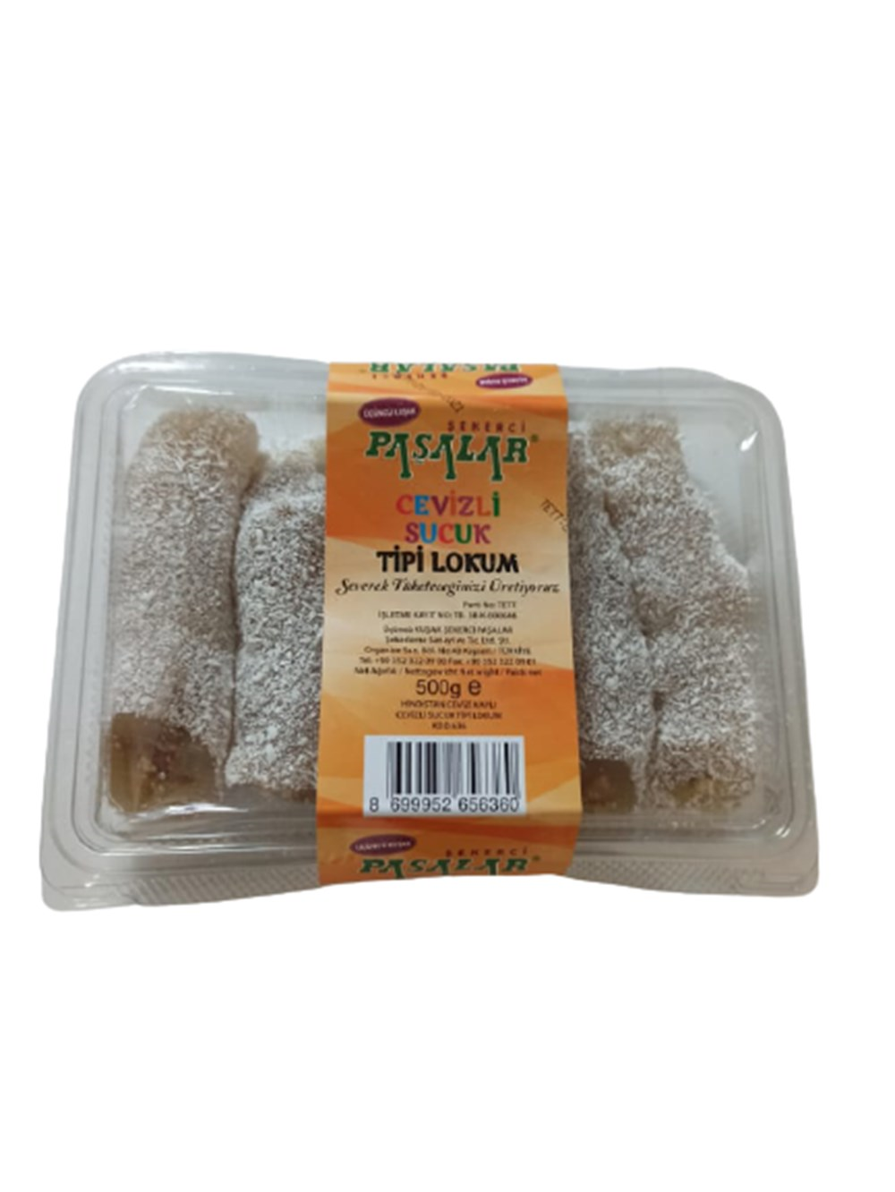 PAŞALAR H.CEVZ.KAPL.CEVİZLİ SUCUK 500 GR