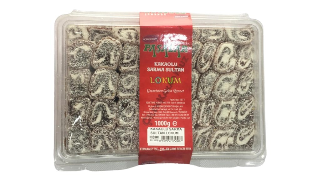 PAŞALAR KAKAOLU SARMA SULTAN LOKUM 1 KG