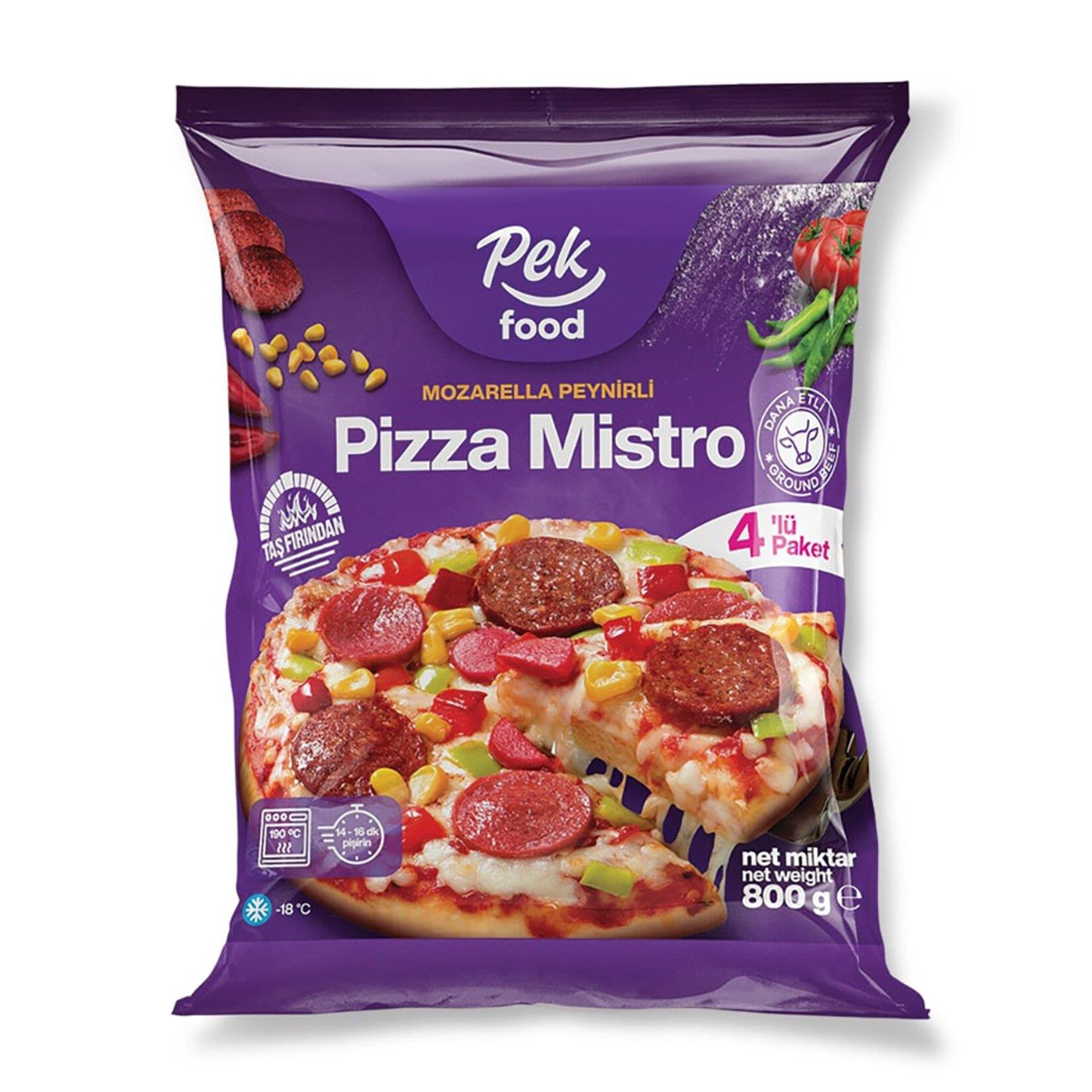 PEK MİSTRO PİZZA 800 GR 