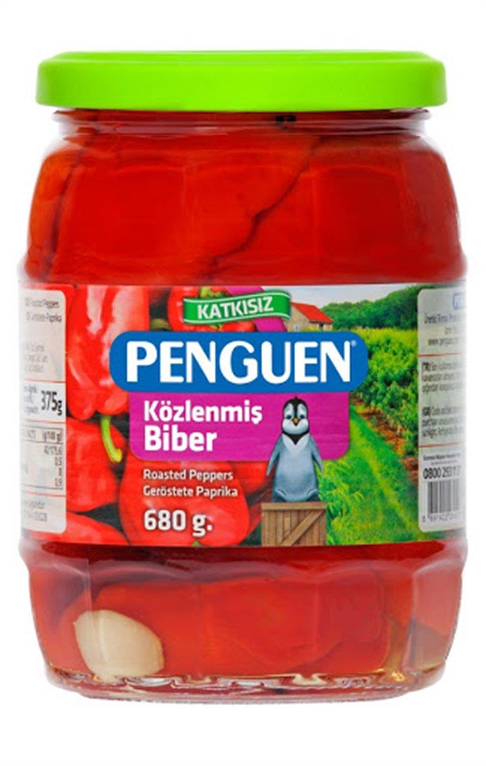 PENGUEN KAPYA KÖZLENMİŞ BİBER 680 GR