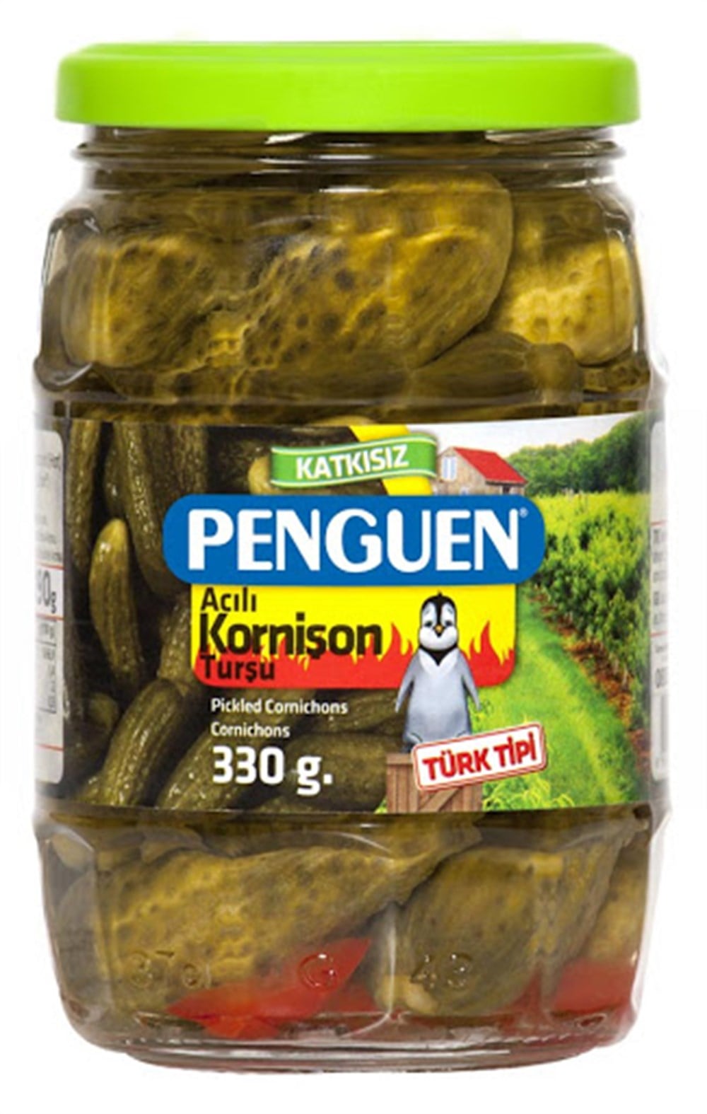 PENGUEN KORNİŞON ACILI 330 GR 