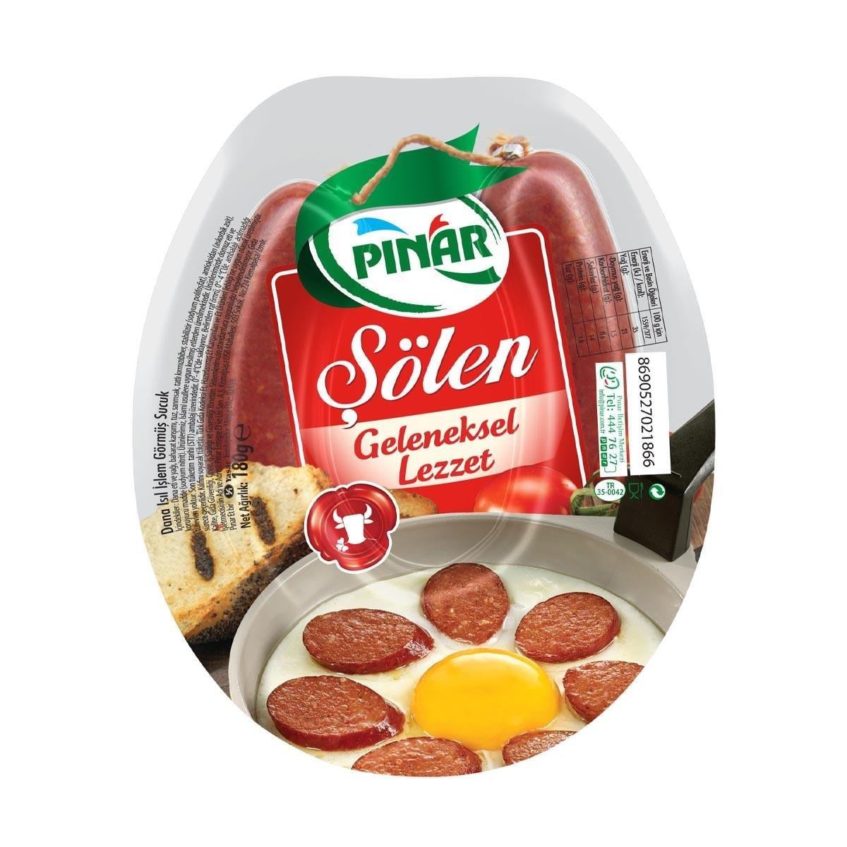PINAR ŞÖLEN SUCUK DANA 180 GR