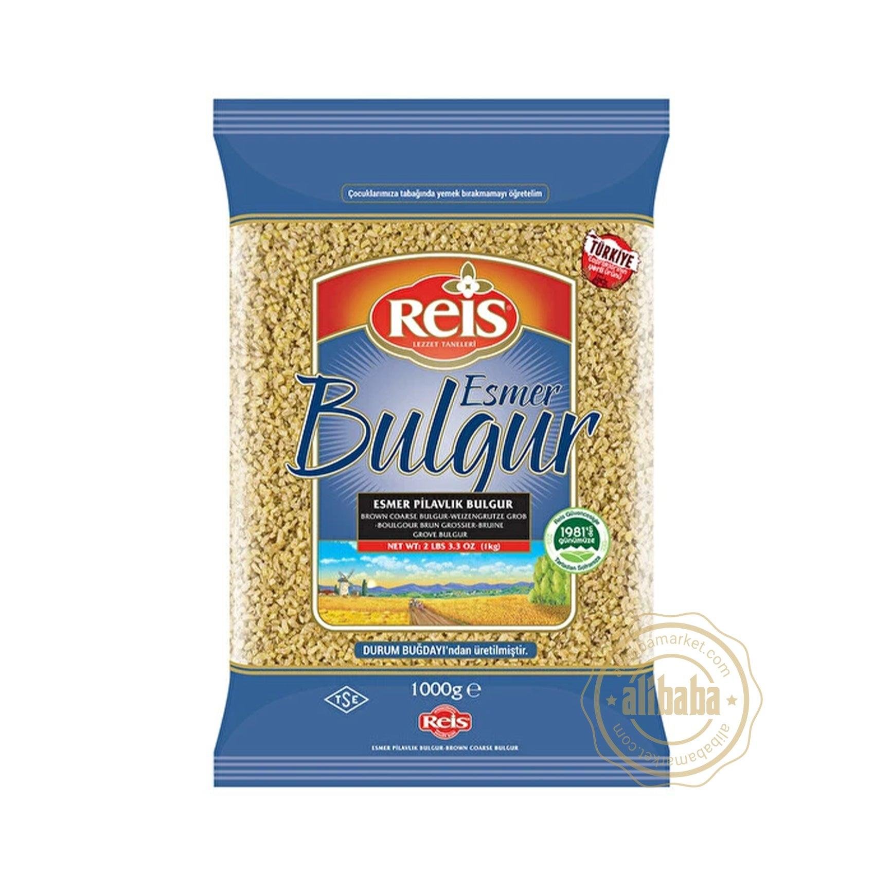 REİS BULGUR 1000GR ESMER İRİ PİLAVLIK 