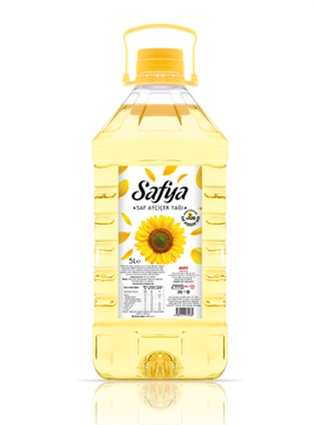 SAFYA AYÇİÇEK YAĞI 5 LT ŞİŞE