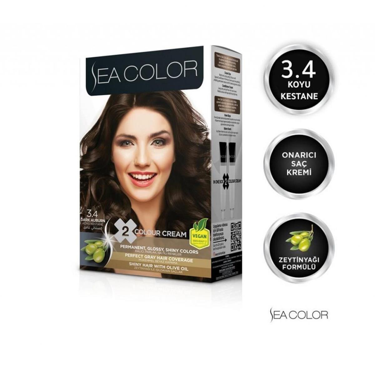 SEA COLOR SET 3-4 KOYU KESTANE