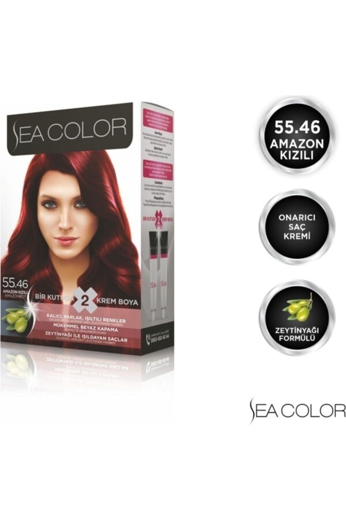 SEA COLOR SET 55-46 AMAZON KIZILI 