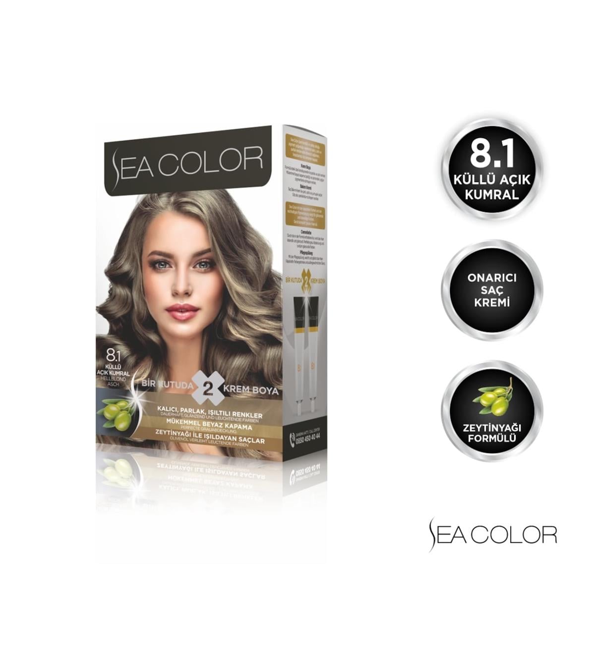 SEA COLOR SET 8-1 KÜLLÜ AÇIK KUMRAL